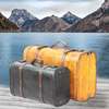 Vintiquewise 2-Colored Vintage Style Luggage Suitcase/Trunk, PK 2 QI003068.2